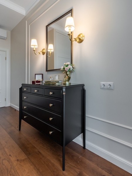 Маленькая площадь и стиль американской классики: как дизайнер оформила квартиру в Москве