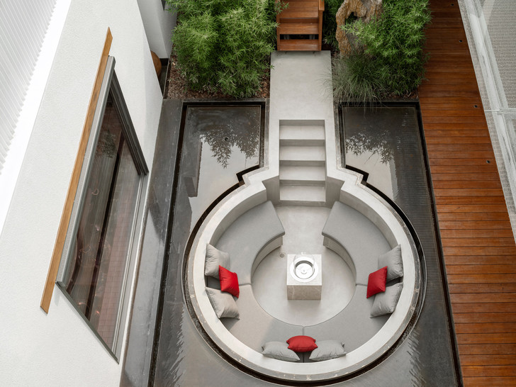 Под звездами и луной: дом в Пекине с гостиной на улице