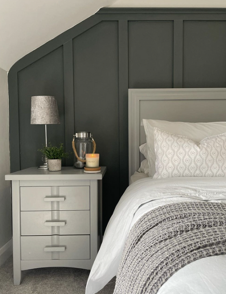Серая спальня: советы по подбору палитры и 70 фото для вдохновения