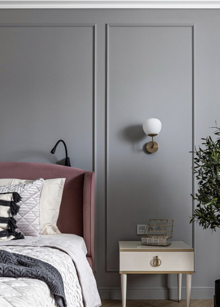 Серая спальня: советы по подбору палитры и 70 фото для вдохновения