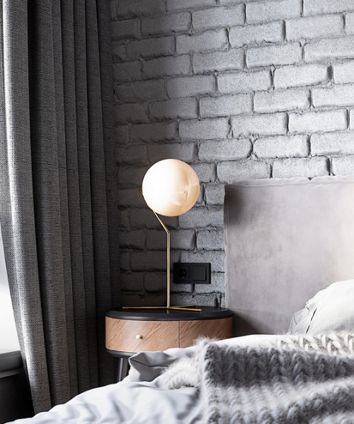 Серая спальня: советы по подбору палитры и 70 фото для вдохновения