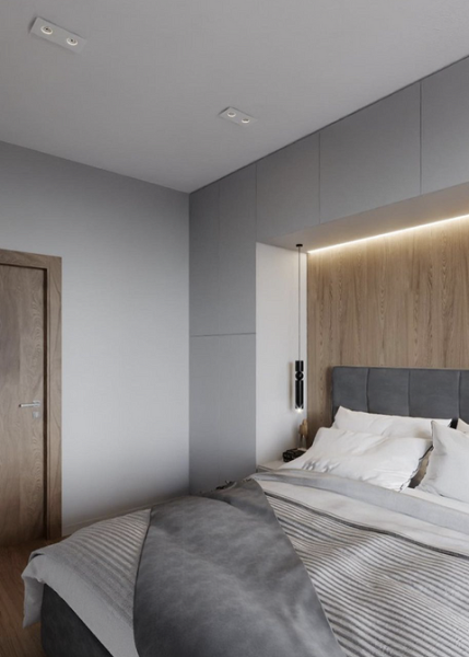 Серая спальня: советы по подбору палитры и 70 фото для вдохновения