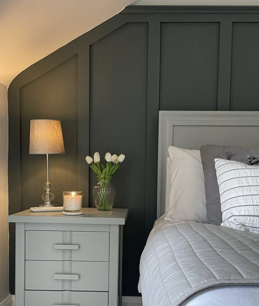 Серая спальня: советы по подбору палитры и 70 фото для вдохновения