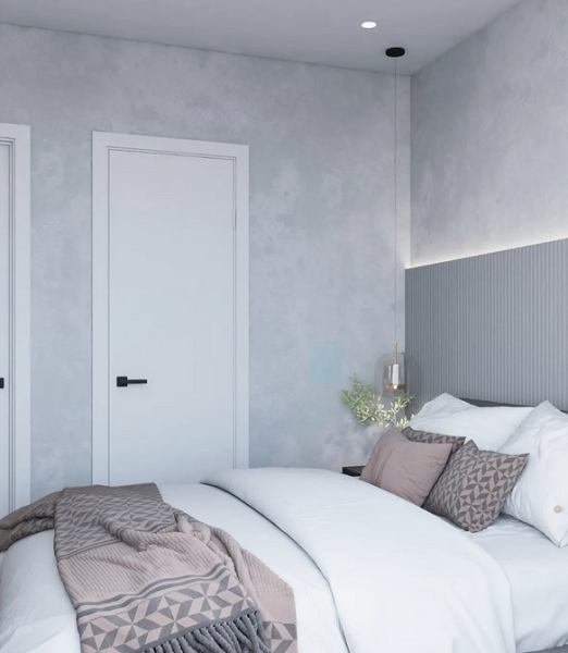 Серая спальня: советы по подбору палитры и 70 фото для вдохновения