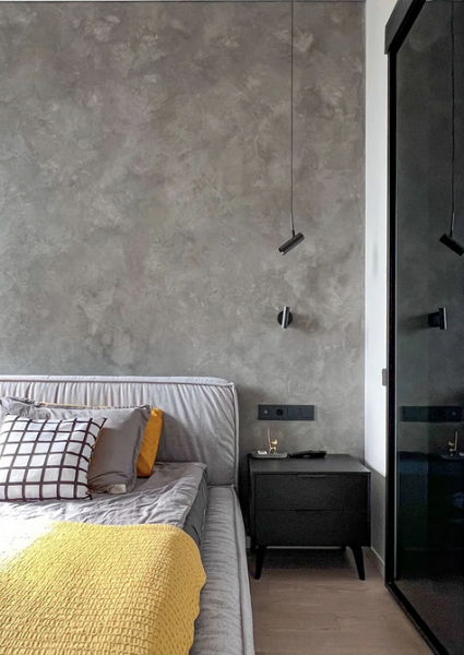 Серая спальня: советы по подбору палитры и 70 фото для вдохновения