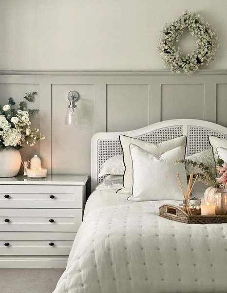 Серая спальня: советы по подбору палитры и 70 фото для вдохновения