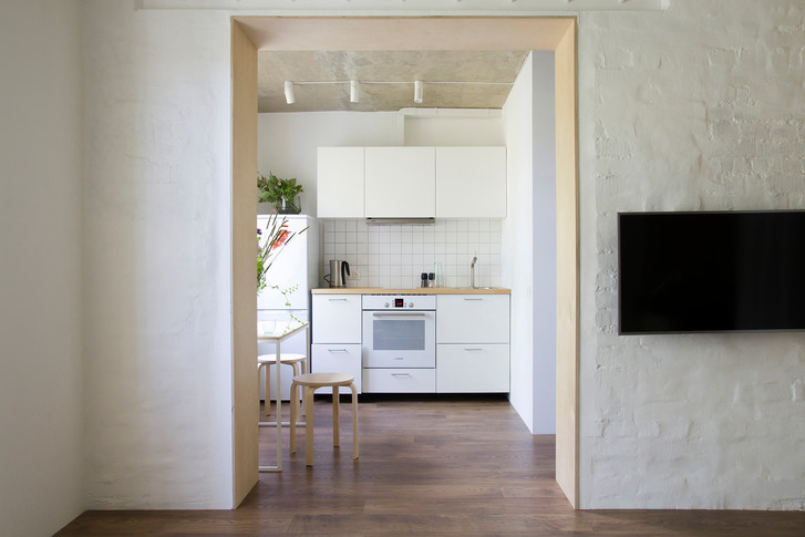 Скандинавский интерьер хрущевки 33 м² в Находке