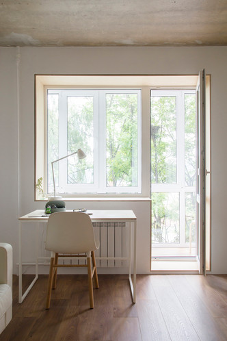 Скандинавский интерьер хрущевки 33 м² в Находке