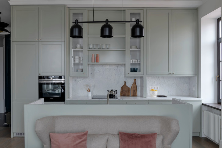 Светлая квартира 68 м² в центре Киева