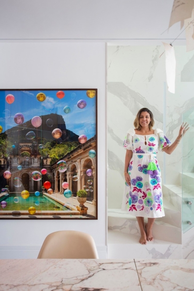 Светлый пентхаус с тремя этажами в Рио-де-Жанейро