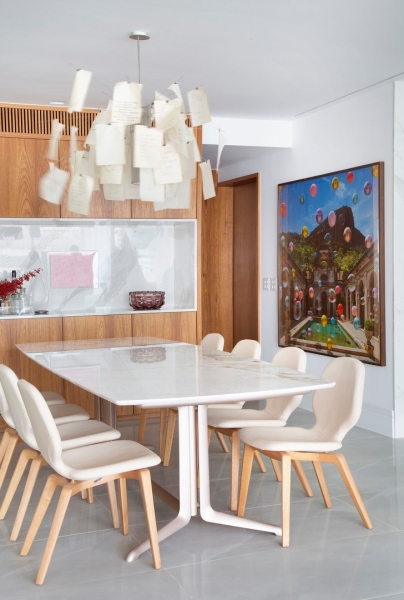 Светлый пентхаус с тремя этажами в Рио-де-Жанейро