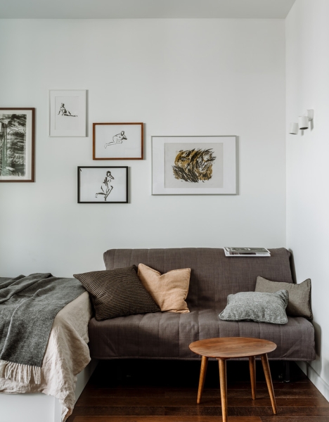 Уютная квартира 35,7 м² в скандинавском стиле