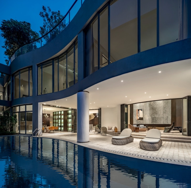 Вилла в тропическом Хайкоу, открытая природе