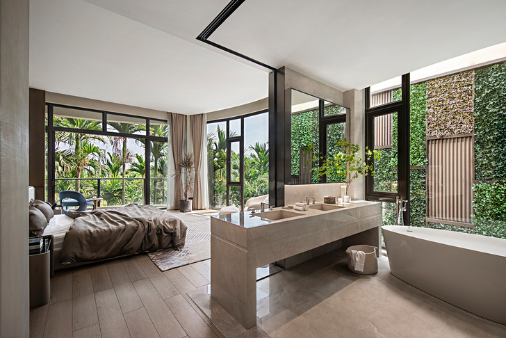 Вилла в тропическом Хайкоу, открытая природе