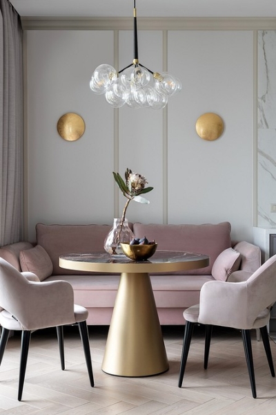 Женственная квартира 44 кв. м, в которой учли принципы васту-шастра 