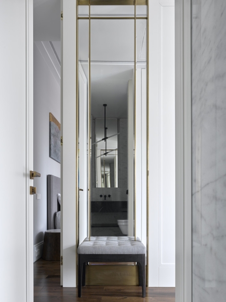 Ар-деко и современная классика: московская квартира 47 м²