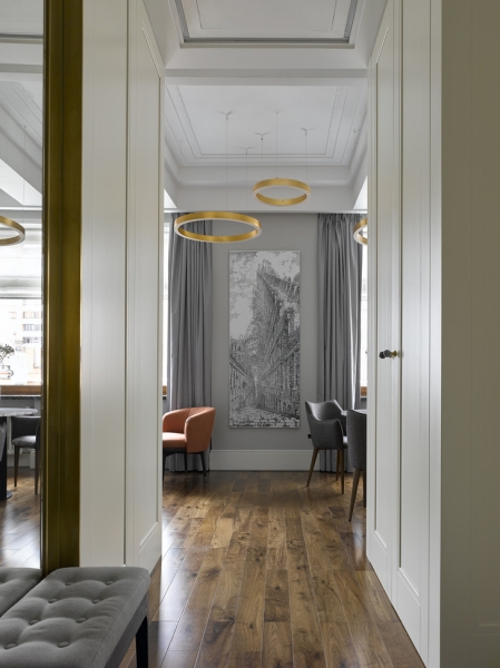 Ар-деко и современная классика: московская квартира 47 м²