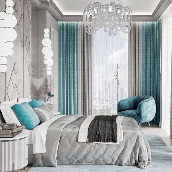 Бирюзовый интерьер: 9 лучших сочетаний с другими цветами и 115 фотопримеров