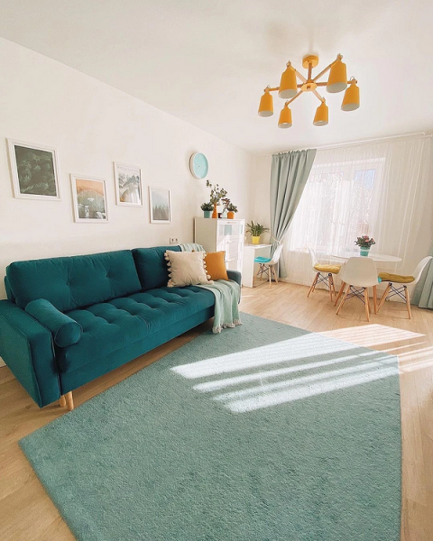 Бирюзовый интерьер: 9 лучших сочетаний с другими цветами и 115 фотопримеров