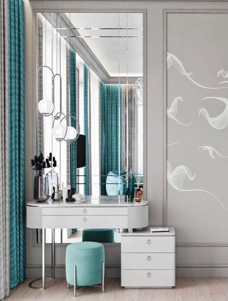 Бирюзовый интерьер: 9 лучших сочетаний с другими цветами и 115 фотопримеров