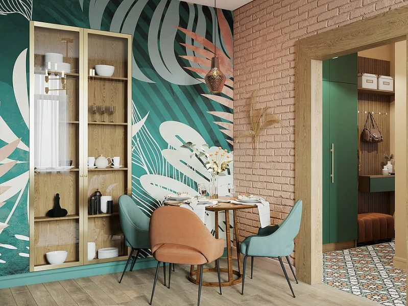 Бирюзовый интерьер: 9 лучших сочетаний с другими цветами и 115 фотопримеров