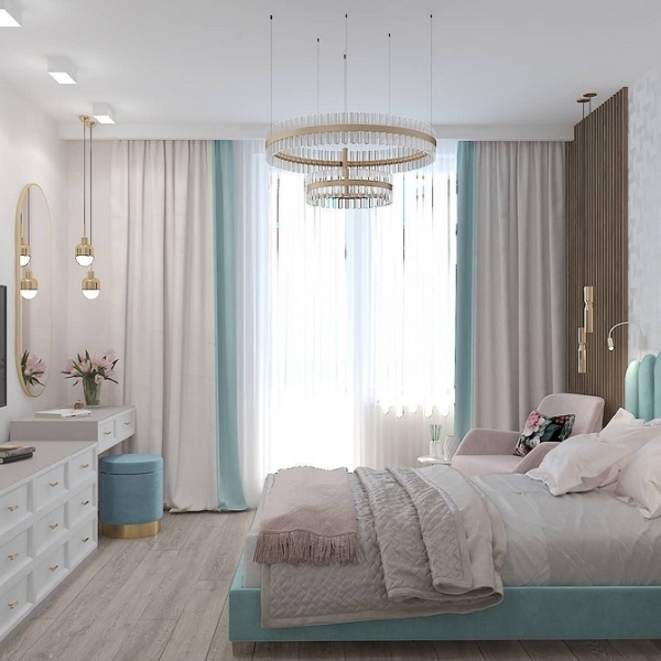Бирюзовый интерьер: 9 лучших сочетаний с другими цветами и 115 фотопримеров