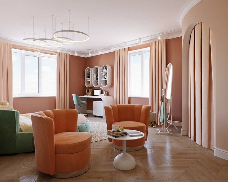 Бирюзовый интерьер: 9 лучших сочетаний с другими цветами и 115 фотопримеров