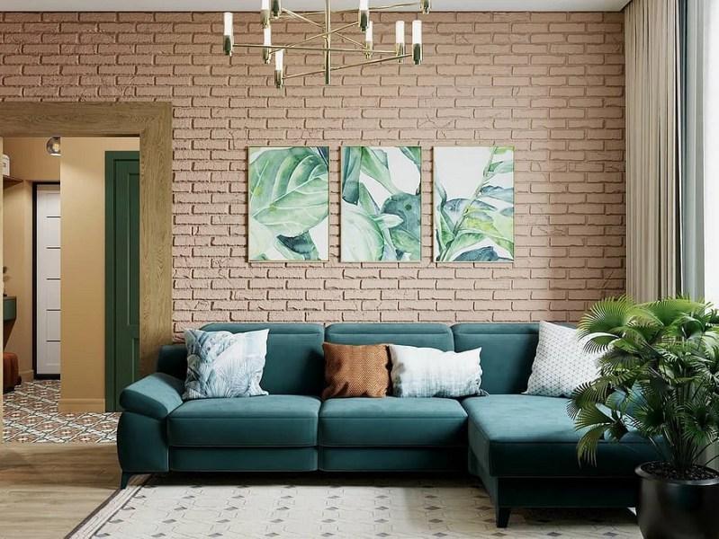 Бирюзовый интерьер: 9 лучших сочетаний с другими цветами и 115 фотопримеров