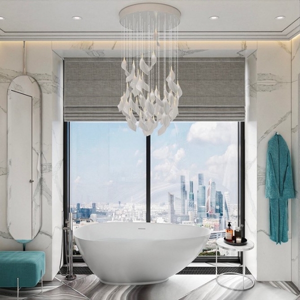 Бирюзовый интерьер: 9 лучших сочетаний с другими цветами и 115 фотопримеров