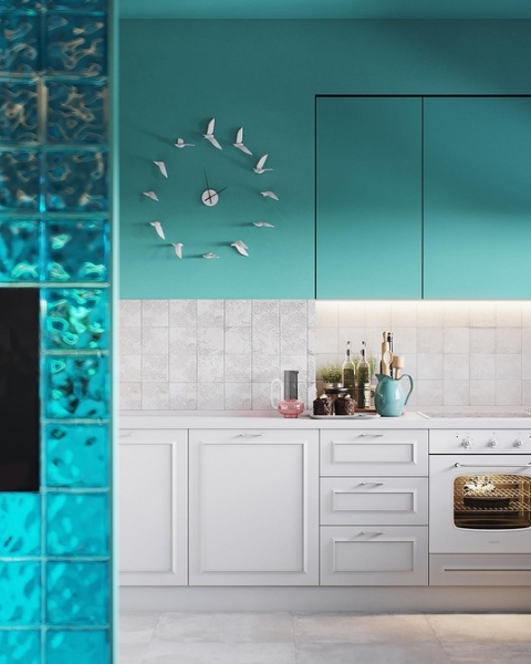 Бирюзовый интерьер: 9 лучших сочетаний с другими цветами и 115 фотопримеров