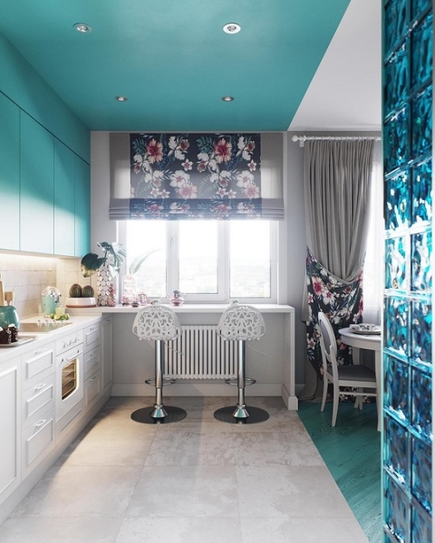 Бирюзовый интерьер: 9 лучших сочетаний с другими цветами и 115 фотопримеров