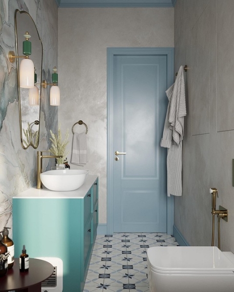 Бирюзовый интерьер: 9 лучших сочетаний с другими цветами и 115 фотопримеров