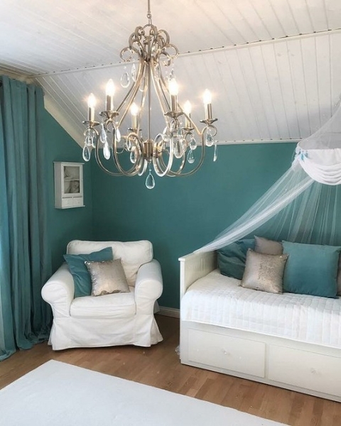 Бирюзовый интерьер: 9 лучших сочетаний с другими цветами и 115 фотопримеров