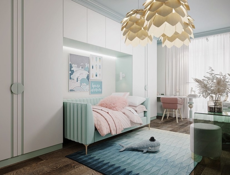 Бирюзовый интерьер: 9 лучших сочетаний с другими цветами и 115 фотопримеров