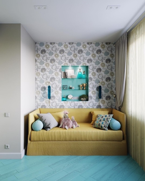 Бирюзовый интерьер: 9 лучших сочетаний с другими цветами и 115 фотопримеров