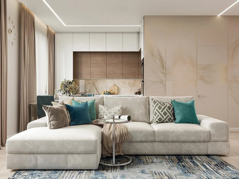 Бирюзовый интерьер: 9 лучших сочетаний с другими цветами и 115 фотопримеров