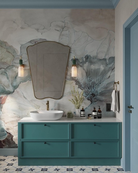 Бирюзовый интерьер: 9 лучших сочетаний с другими цветами и 115 фотопримеров