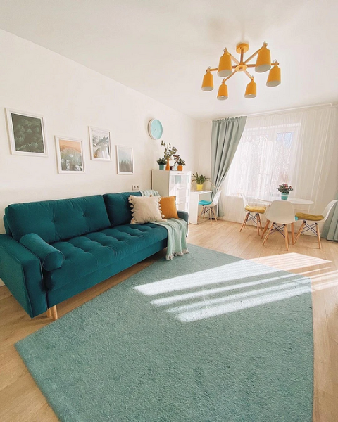 Бирюзовый интерьер: 9 лучших сочетаний с другими цветами и 115 фотопримеров