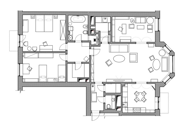 Эклектичная квартира в центре Москвы: проект декоратора Кати Гердт