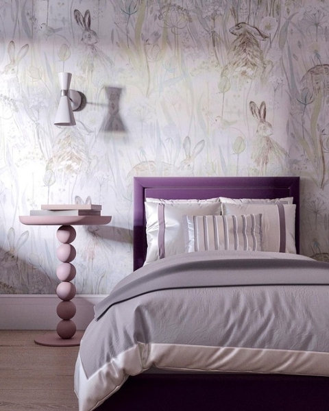 Фиолетовый в интерьере: 6 лучших сочетаний с другими цветами и 80 фотопримеров