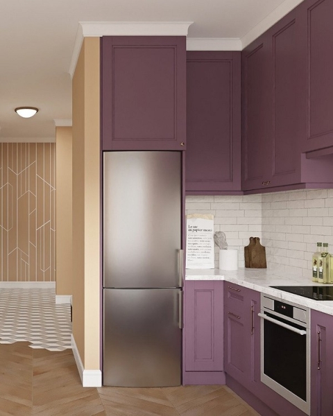 Фиолетовый в интерьере: 6 лучших сочетаний с другими цветами и 80 фотопримеров