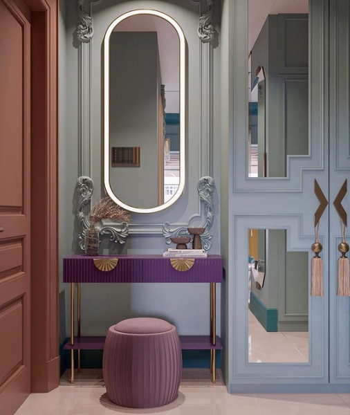 Фиолетовый в интерьере: 6 лучших сочетаний с другими цветами и 80 фотопримеров