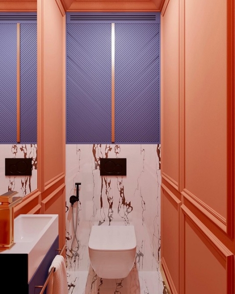 Фиолетовый в интерьере: 6 лучших сочетаний с другими цветами и 80 фотопримеров