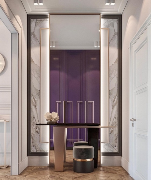 Фиолетовый в интерьере: 6 лучших сочетаний с другими цветами и 80 фотопримеров