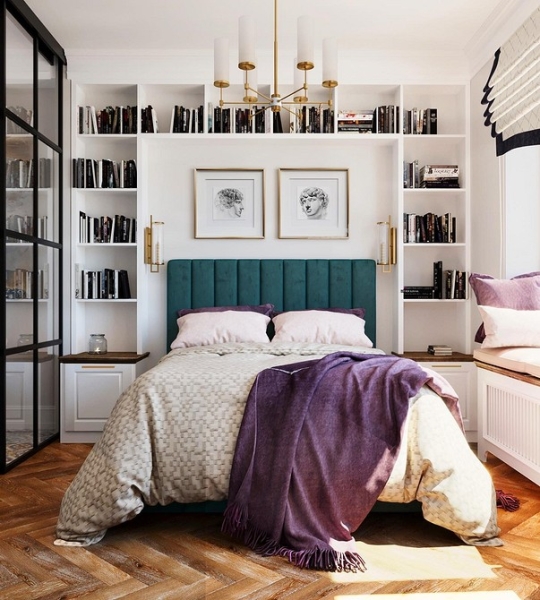 Фиолетовый в интерьере: 6 лучших сочетаний с другими цветами и 80 фотопримеров