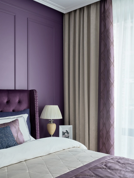 Фиолетовый в интерьере: 6 лучших сочетаний с другими цветами и 80 фотопримеров