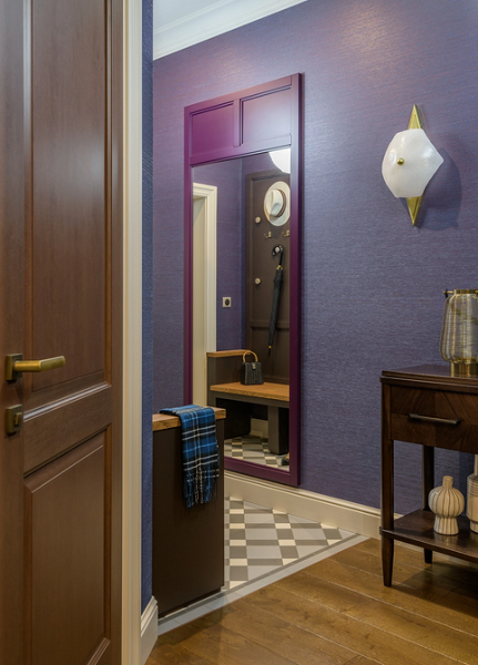 Фиолетовый в интерьере: 6 лучших сочетаний с другими цветами и 80 фотопримеров