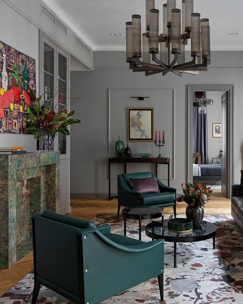 Фиолетовый в интерьере: 6 лучших сочетаний с другими цветами и 80 фотопримеров