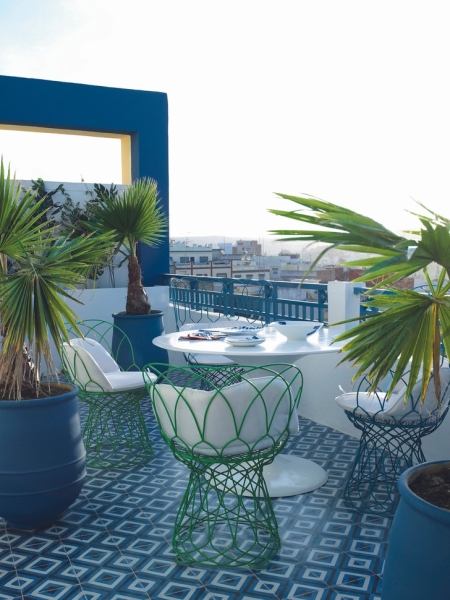 Из архивов ELLE DECORATION: бело-синяя квартира в Танжере