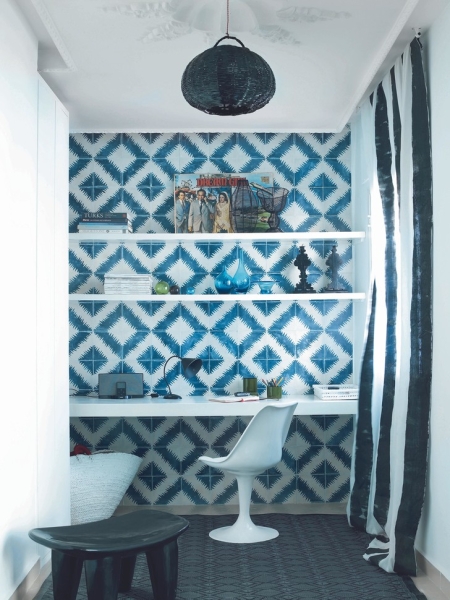 Из архивов ELLE DECORATION: бело-синяя квартира в Танжере